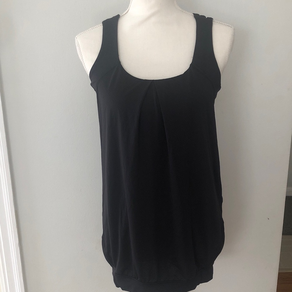 lululemon athletica Black Scoop Neck Tank